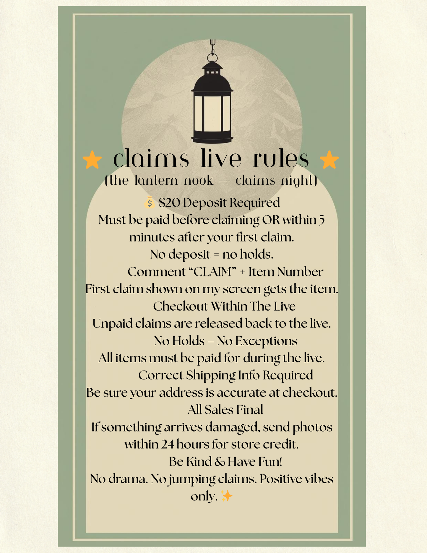 Claim live!