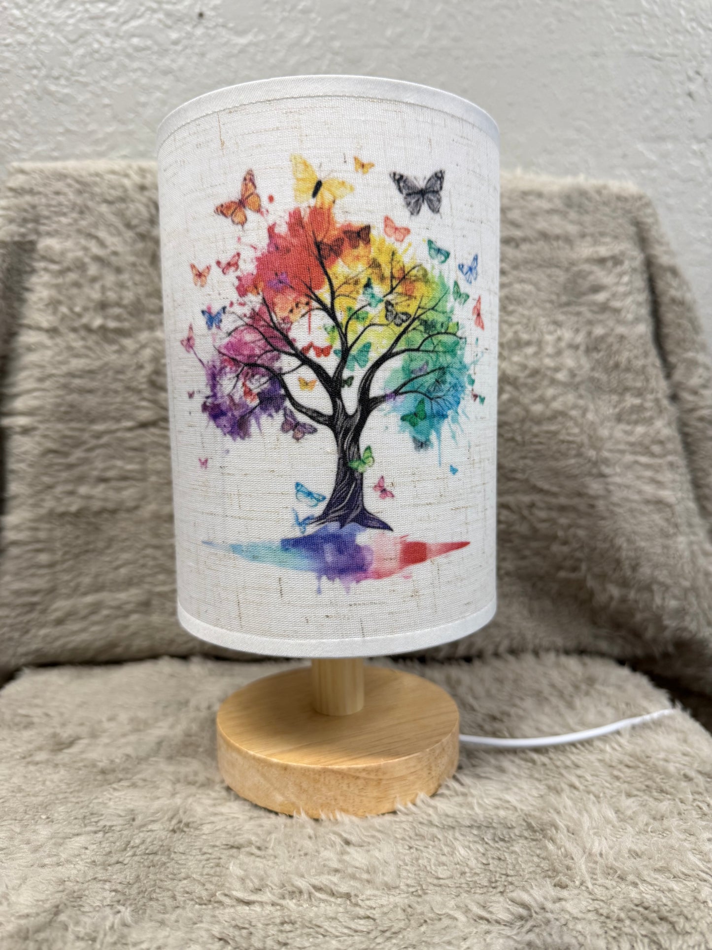 Mini canvas lamp